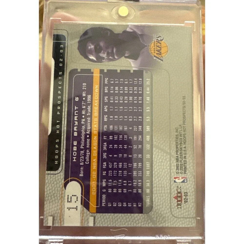 2002-03 Hoops Hot Prospects - #15 Kobe Bryant